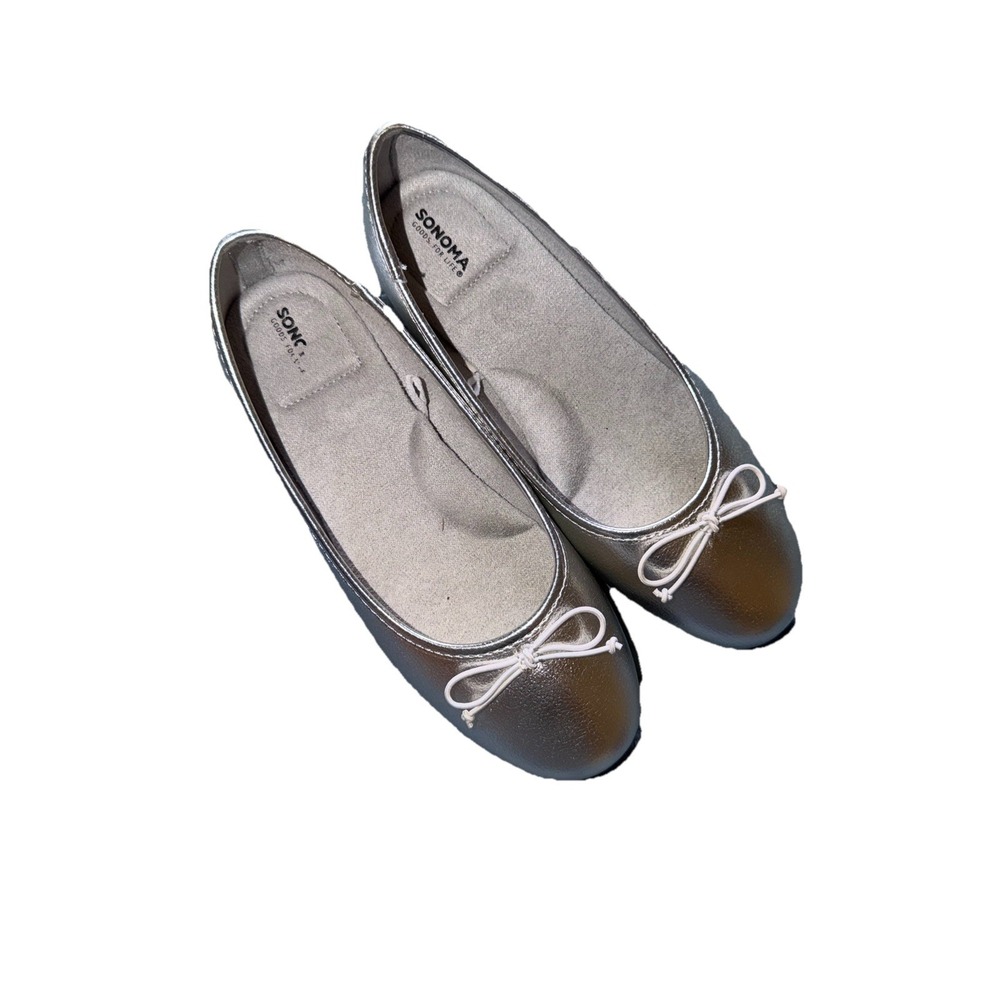 Sonoma Silver Dress Shoes Girls Size 3